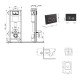 Готовое решение Qtap для ванной комнаты: подвесной унитаз Crow Ultra Quiet 520×360×290 + комплект инсталляции Nest 4 в 1 (круглая клавиша Black mat) Готовое решение Qtap для ванной комнаты: подвесной унитаз Crow Ultra Quiet 520×360×290 + комплект инсталляции Nest 4 в 1 (круглая клавиша Black mat)