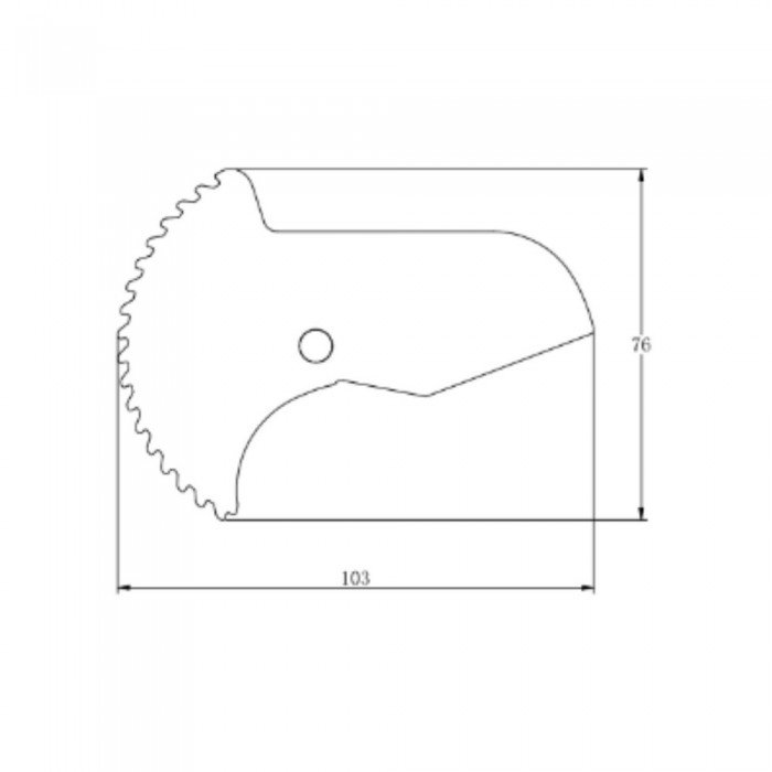 Лезвие для ножниц Thermo Alliance STD-002 d20-40, нержавеющая сталь