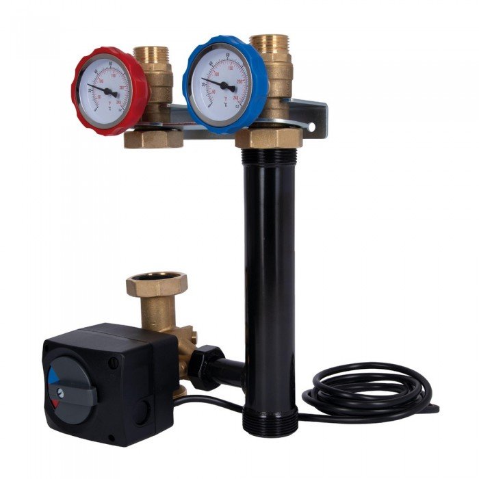 Насосная группа Icma №R001 1 1/2"x1" подключение слева, без насоса 93R001AFS53SC