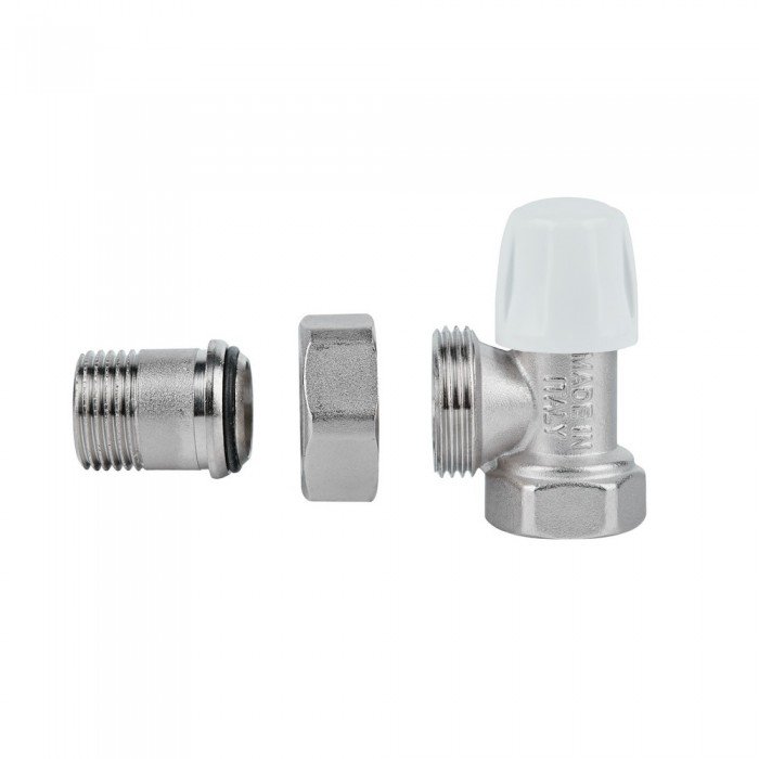 Кран радиаторный Icma 1/2" угловой без ручки №805