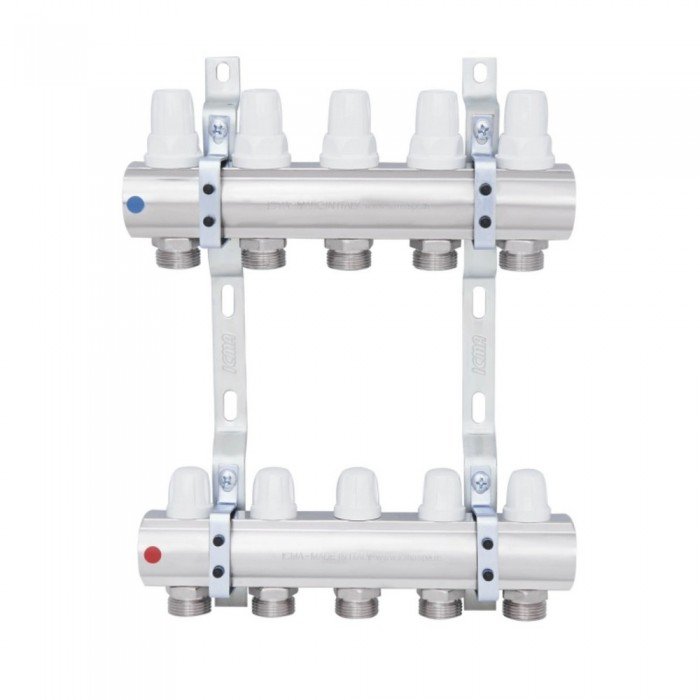 Коллектор Icma 1" 5 выходов, без расходомера №K005