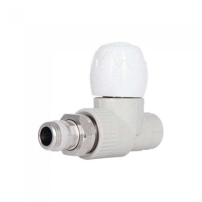 Кран радиаторный PPR Blue Ocean 20х1/2" прямой Кран радиаторный PPR Blue Ocean 20х1/2" прямой