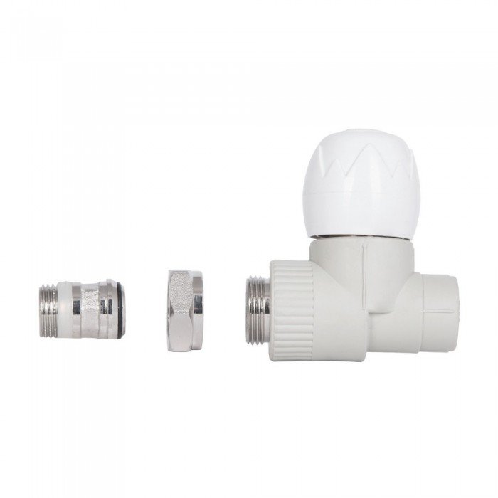 Кран радиаторный PPR Blue Ocean 20х1/2" прямой Кран радиаторный PPR Blue Ocean 20х1/2" прямой