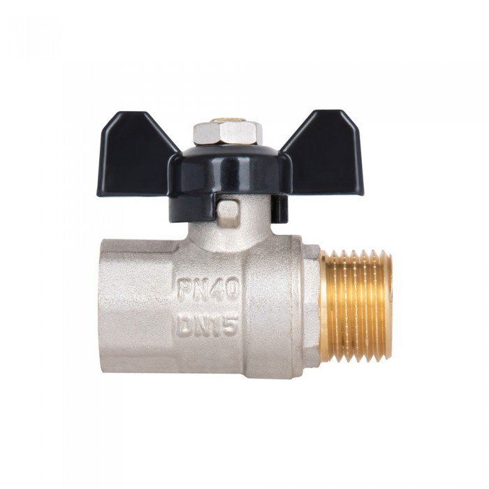Кран кульовий SD Plus 1/2" ВЗ для води (метелик) SD607W15