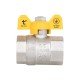 Кран кульовий SD Plus 3/4" ВР для газу (метелик) SD602G20 Кран кульовий SD Plus 3/4" ВР для газу (метелик) SD602G20