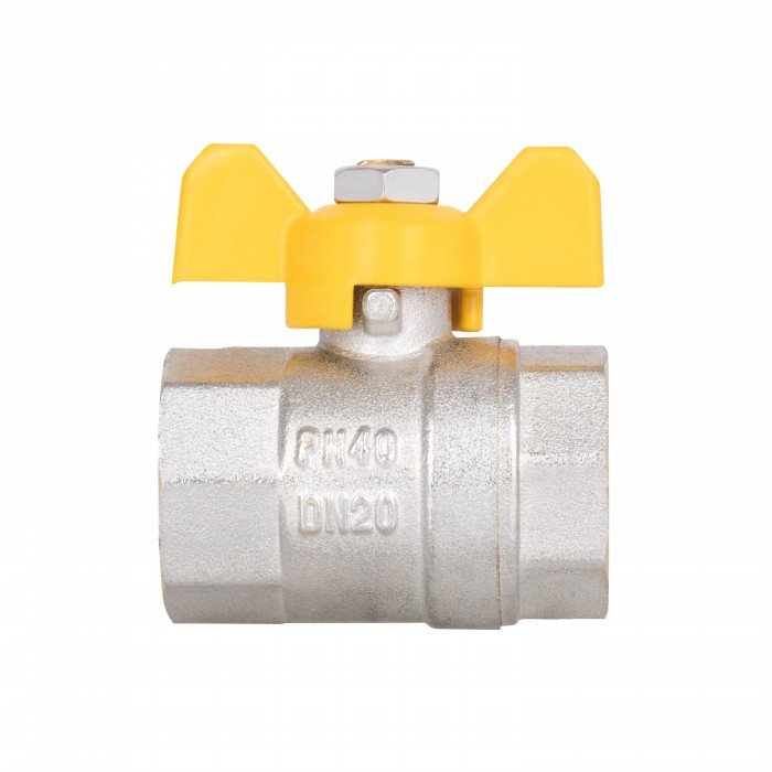Кран кульовий SD Plus 3/4" ВР для газу (метелик) SD602G20