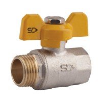 Кран шаровой SD Plus 3/4" ВН для газа (бабочка) SD607G20