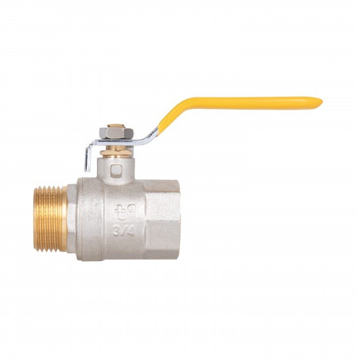 Кран кульовий SD Plus 3/4" ВЗ для газу (важіль) SD605G20