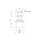 Перехідник прес Icma 16х1/2" ВР з накидною гайкою №415