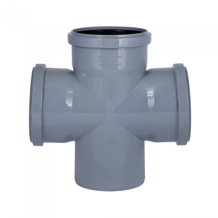 Крестовина канализационная TA Sewage 110 90°