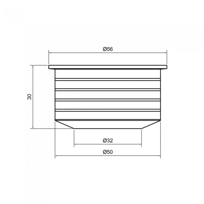 Переход канализационный TA Sewage 50х32