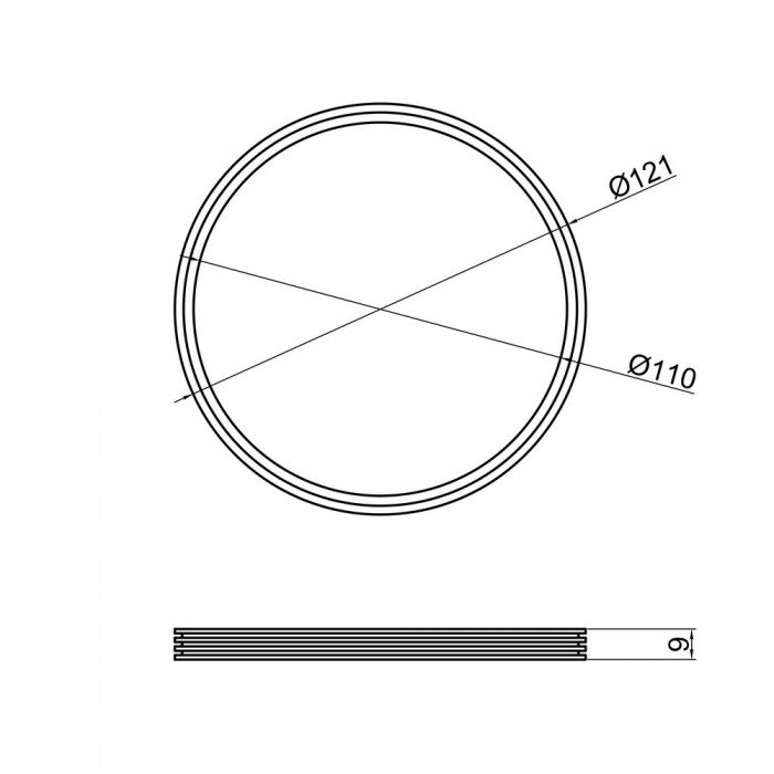 Резинка уплотнительная TA Sewage 110