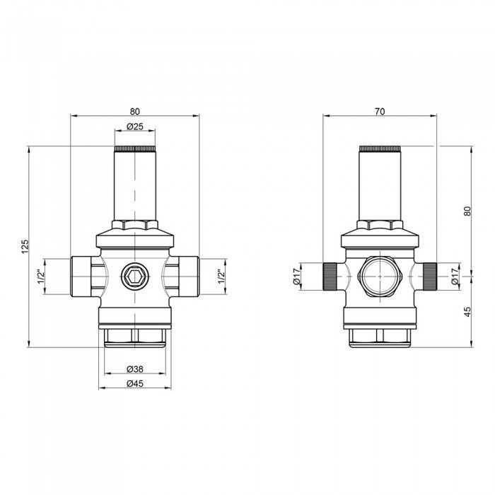 Редуктор Icma 1/2" №246