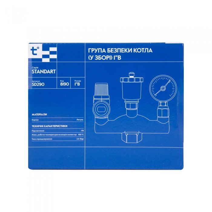 Группа безопасности котла Thermo Alliance Standart  1" SD290