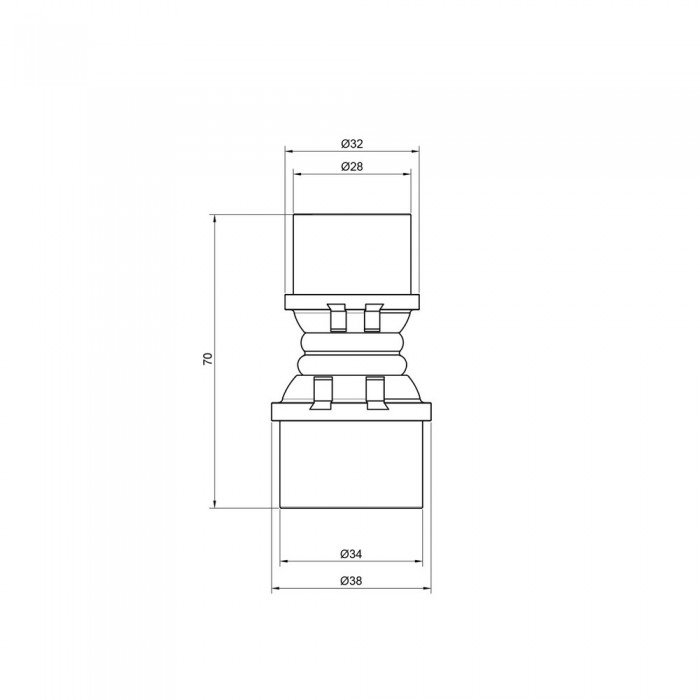 Муфта пресс Icma 32х26 №400