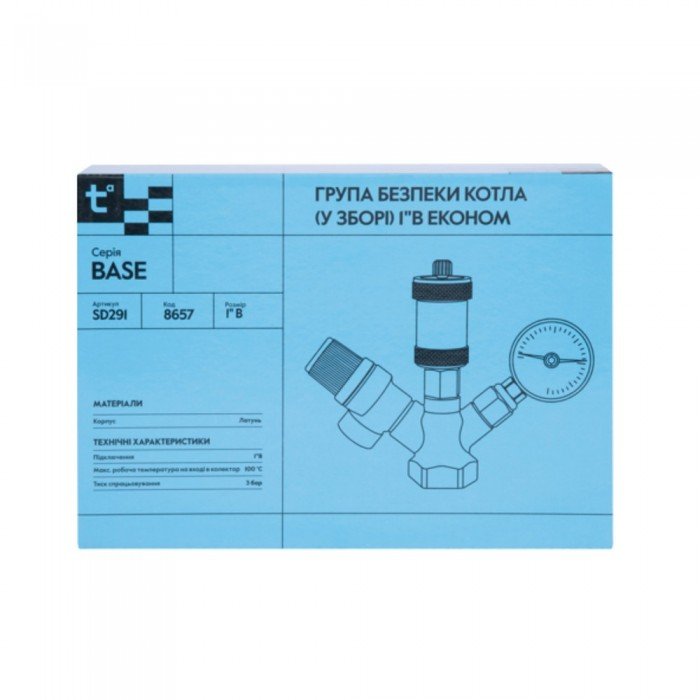 Группа безопасности котла Thermo Alliance Base Plus 1" SD291