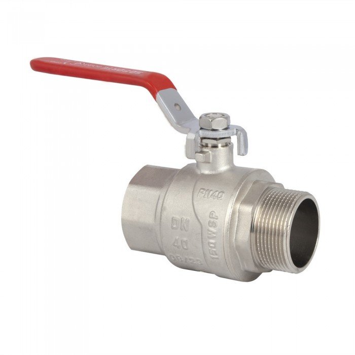 Кран шаровой SD Forte 1" 1/2 ВН для воды (ручка) SF605W40