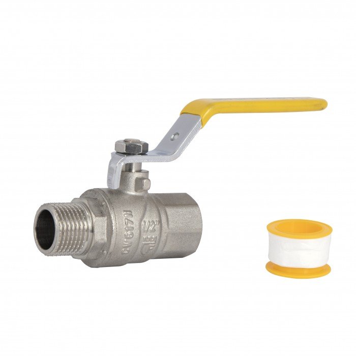 Кран кульовий SD Forte 1/2" ВЗ для газа (ручка) SF605G15