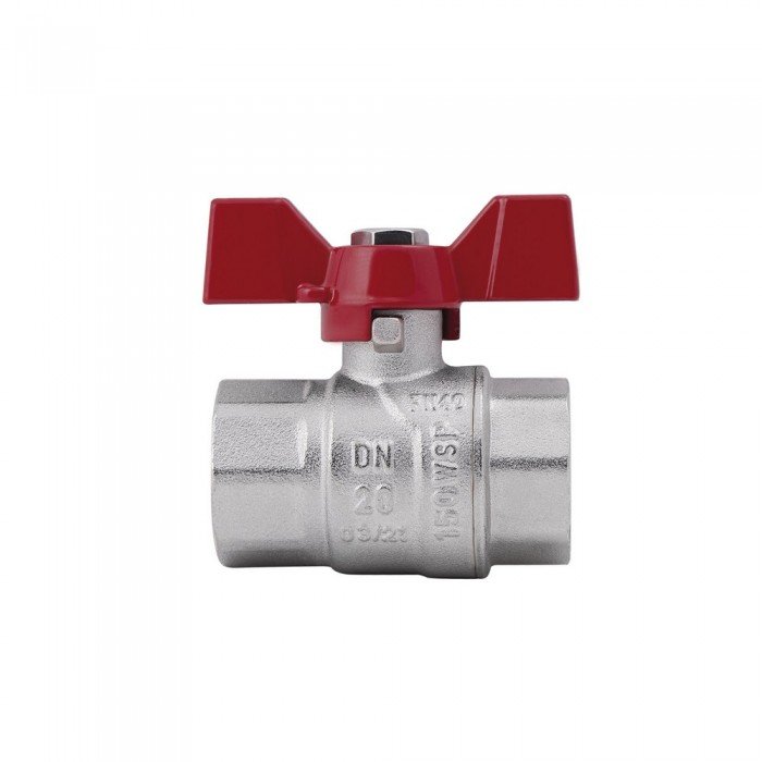 Кран шаровой SD Forte 3/4" ВР для воды (бабочка) SF602W20