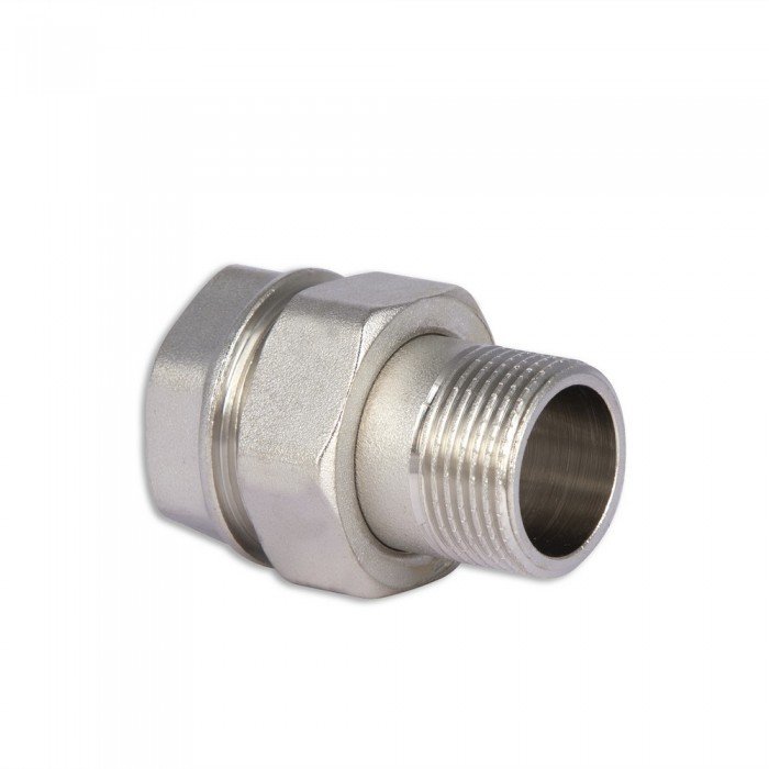 Сгон "Американка" SD Forte 1/2" прямой SF190W15