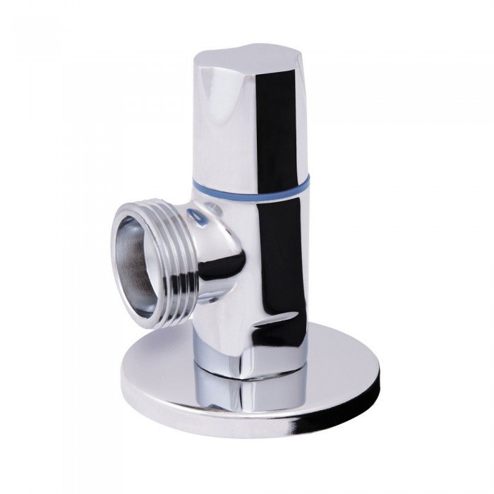 Кран угловой Thermo Alliance Standart (ручка круглая) с керам.буксой 1/2"Н х 3/4"Н SF342W1520