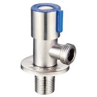 Кран для подключения сантехприборов Mixxus VAL-01-1/2x1/2 с нерж.ст. SUS304 (синий) (MI6117)
