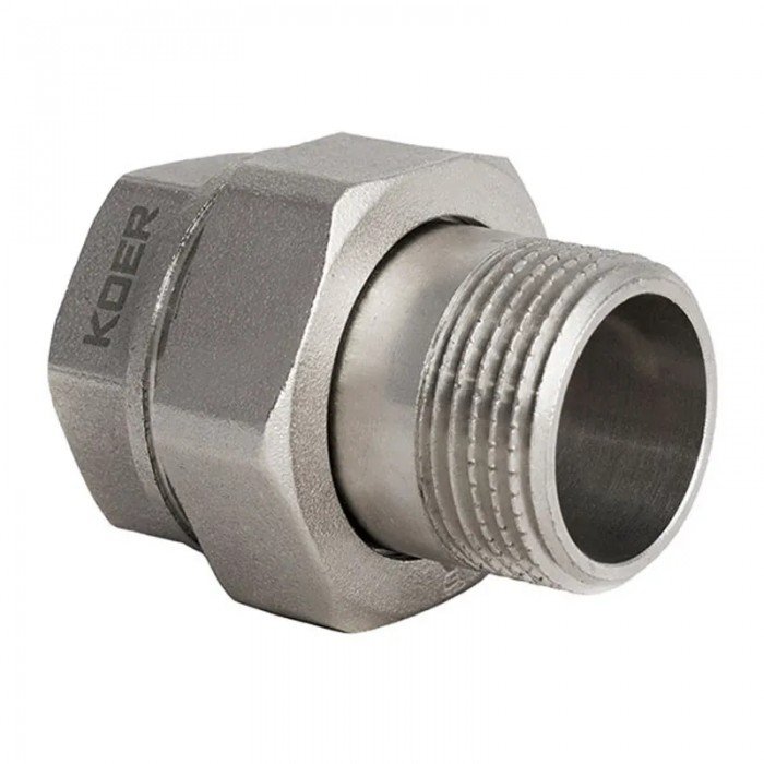 Згін американка 1 1/2 "прямий Koer KR.341 (KR0135) Згін американка 1 1/2 "прямий Koer KR.341 (KR0135)