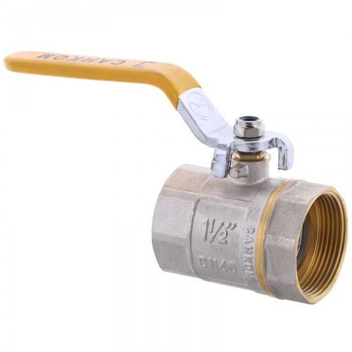 Кран кульовий СК 1 1/2" ГГВ YELLOW ART.602 (WP0084)