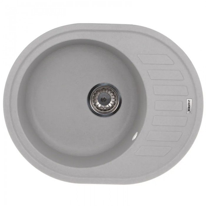 Мойка кухонная Zerix ZS-6250R-09 Серая (ZX4551)