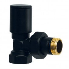 Кран для полотенцесушителя угловой Koer KR.531.Black - 1/2" (KR5103) Кран для полотенцесушителя угловой Koer KR.531.Black - 1/2" (KR5103)