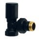 Кран для полотенцесушителя угловой Koer KR.531.Black - 1/2" (KR5103) Кран для полотенцесушителя угловой Koer KR.531.Black - 1/2" (KR5103)