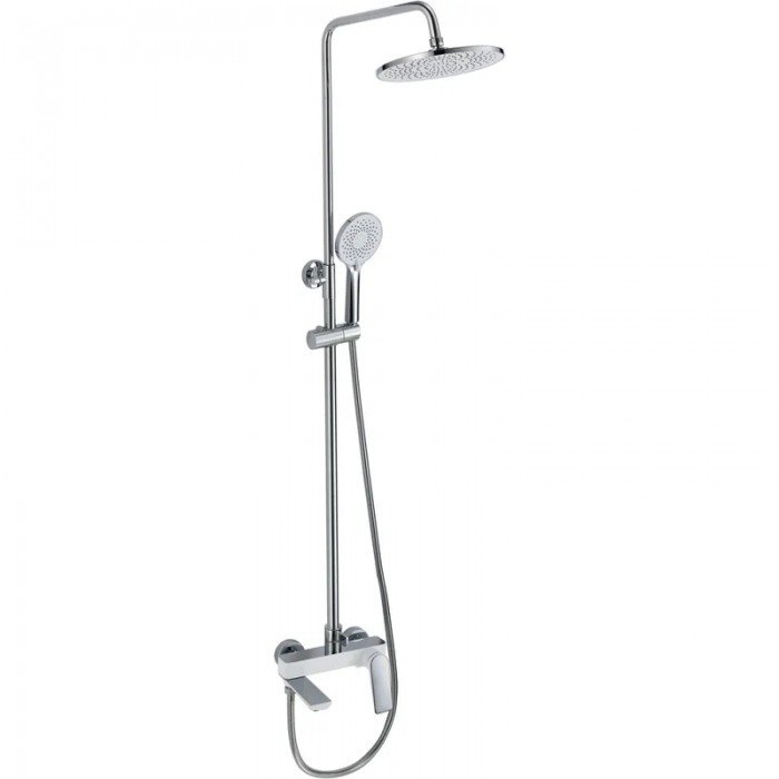 Душова колона Mixxus Premium DERBY 009-J WHITE-CHROME зі змішувачем (MI6616) Душова колона Mixxus Premium DERBY 009-J WHITE-CHROME зі змішувачем (MI6616)