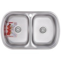 Мойка кухонная Zerix Z7749-08-180E (Satin) (ZM0565)