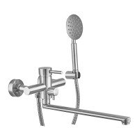 Смеситель для ванны Armata SUS-006 (EURO) из нерж. стали  (CH6471)