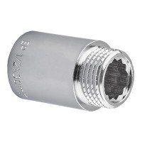 Подовжувач Europroduct EP.E030.Chr - 1/2"MF-30мм хром (EP6125) Подовжувач Europroduct EP.E030.Chr - 1/2"MF-30мм хром (EP6125)