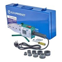 Паяльник Europroduct EP.WM05 для PPR труб (плоскі насадки) 20/40mm (EP6095) Паяльник Europroduct EP.WM05 для PPR труб (плоскі насадки) 20/40mm (EP6095)