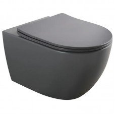 Унитаз подвесной Mixxus Premium ELLIPSE-0309-T1 GRAY 530x360x350mm система смыва TORNADO 1.0 (MP665 Унитаз подвесной Mixxus Premium ELLIPSE-0309-T1 GRAY 530x360x350mm система смыва TORNADO 1.0 (MP665