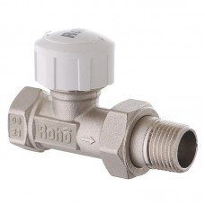 Кран радиаторный термостатический Roho R5160-050 - 1/2" (М30х1,5) прямой (RO0124) Кран радиаторный термостатический Roho R5160-050 - 1/2" (М30х1,5) прямой (RO0124)