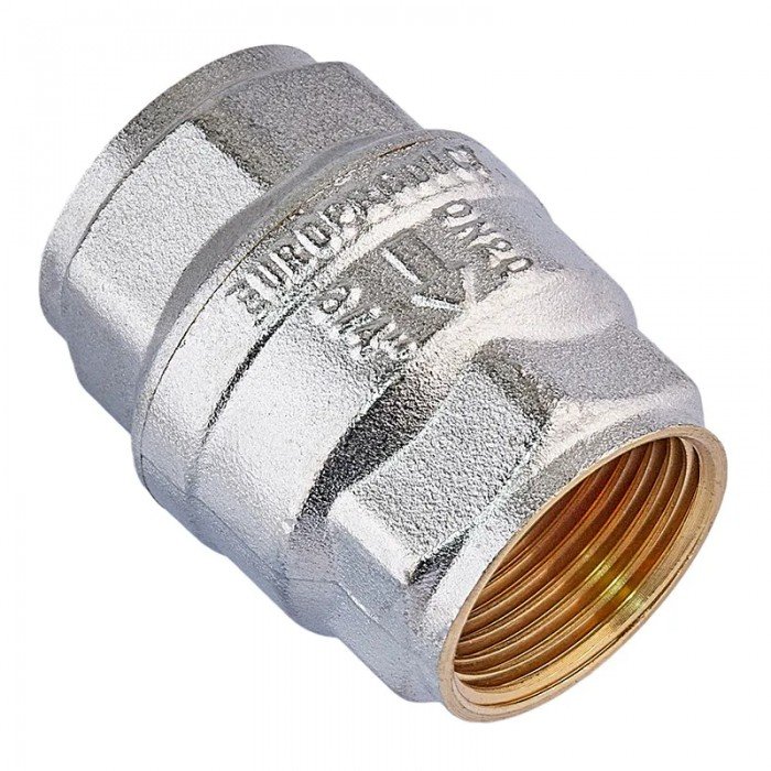 Клапан обратный (никелированный) Europroduct EP.0450 - 3/4" (EP6048) Клапан обратный (никелированный) Europroduct EP.0450 - 3/4" (EP6048)