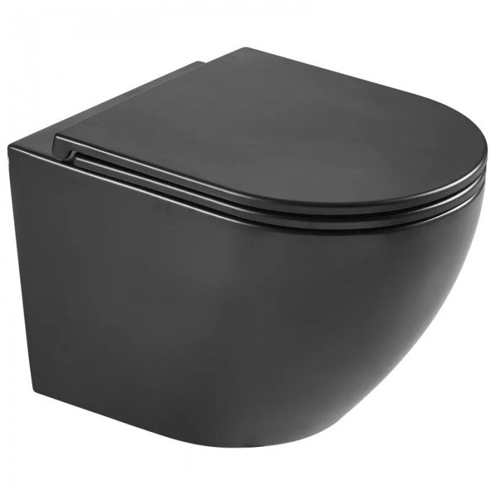 Унитаз подвесной Mixxus Premium Ellipse-0303-R Black 520x365x360mm, система смыва RIMLESS (MP6464) Унитаз подвесной Mixxus Premium Ellipse-0303-R Black 520x365x360mm, система смыва RIMLESS (MP6464)