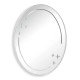 Зеркало настенное Zerix FUSION MOZ03-55x70 овальное с декором (ZX5632)