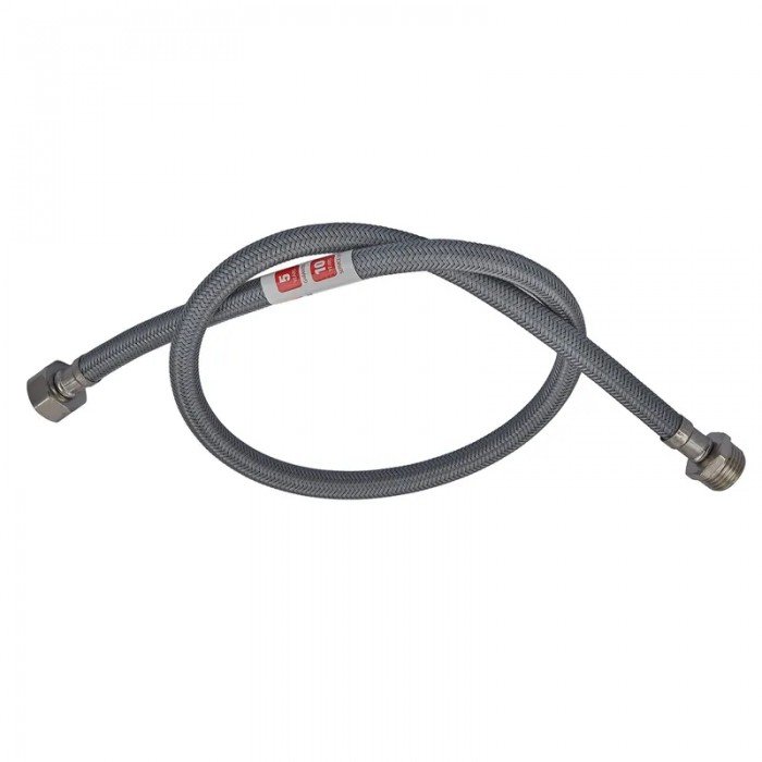 Гибкая подводка Zerix ZHN-02-FM1/2"-150 (нейлоновая оплетка, гайки нерж) (ZX5153)