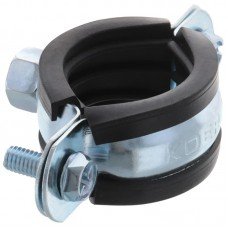 Хомут трубний оцинкований Koer KCB.20 1" (32-36) чорний (KR2797)