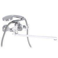 Смеситель для ванны Mixxus Omega 140 White (MI2768) Смеситель для ванны Mixxus Omega 140 White (MI2768)