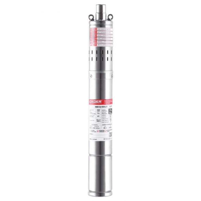 Насос скважинный шнековый Koer 3QGD 0.8-50-0.37 (KP2646)