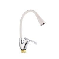 Смеситель для кухни с силиконовым изливом Champion YUB 011-279 (Nut) Refl.White (MI6426) Смеситель для кухни с силиконовым изливом Champion YUB 011-279 (Nut) Refl.White (MI6426)