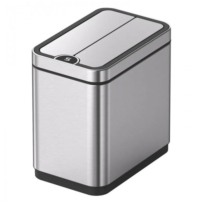 Відро для сміття сенсорне прямокутне Koer TC-020112-02 12 л колір нержавійка (KR5582)