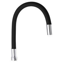 Вилив для змішувача гнучкий чорний Champion (GU0015)