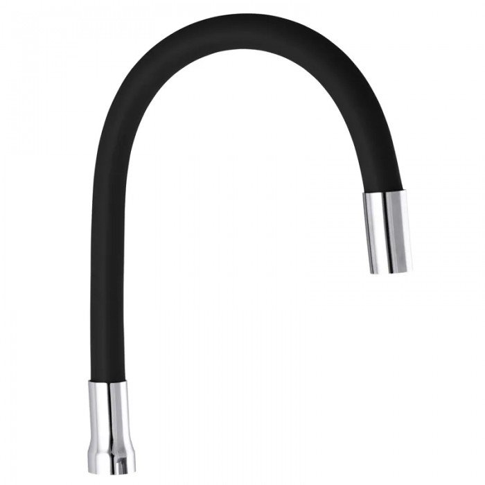 Вилив для змішувача гнучкий чорний Champion (GU0015)