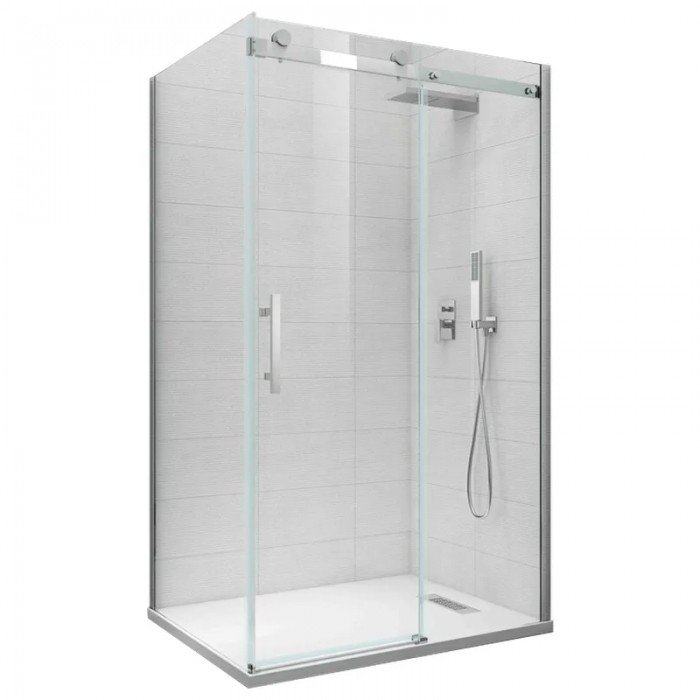 Боковая стенка для кабины Koer SR SW01-90x200-TR-07 прозрачное стекло Easy Clean 8мм, графит (KR538 Боковая стенка для кабины Koer SR SW01-90x200-TR-07 прозрачное стекло Easy Clean 8мм, графит (KR538